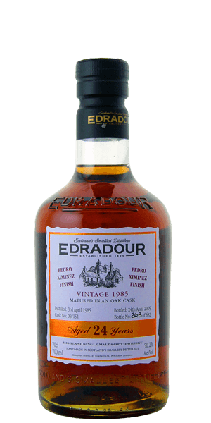 Edradour 24 Year Old 1985 Pedro Ximénez
