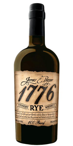 James E. Pepper 1776 100 Proof Rye Whiskey
