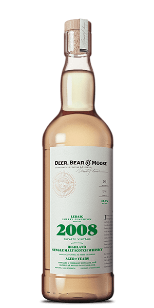 Deer, Bear & Moose Ledaig 2008 Sherry Puncheon