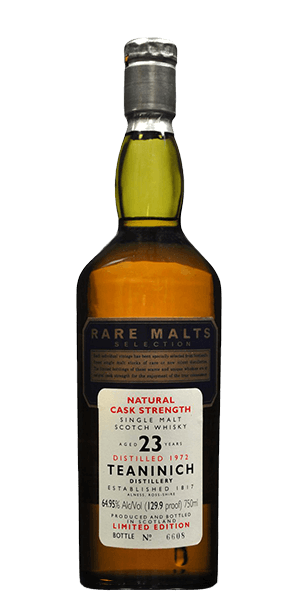 Teaninich 1972 Rare Malts 23 Year Old