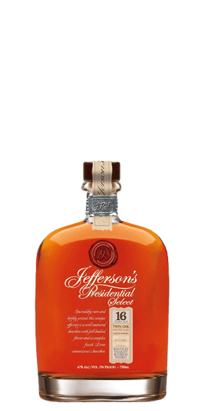 Jefferson's Presidential Select 16 Year Old Twin Oak Bourbon