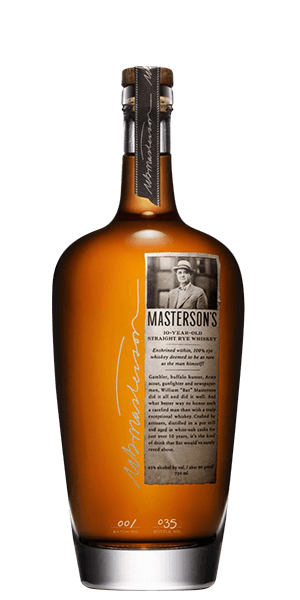 Masterson's 10 Year Old Rye Whiskey Barrel Finished in American Oak