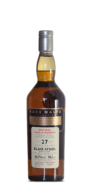 Rare Malts Blair Athol 27 Year Old 1975