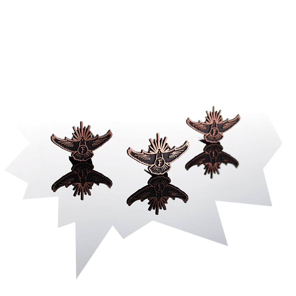 3 Flaviar Brethren Pins