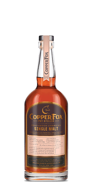 Copper Fox Peachwood American Single Malt Whisky