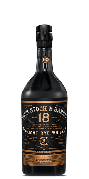 Lock Stock & Barrel 18 Year Old Straight Rye Whiskey