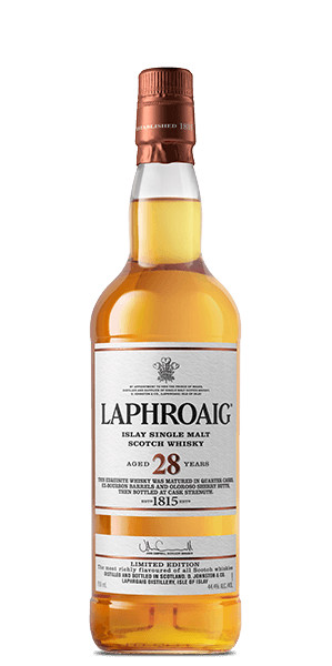 Laphroaig 28 Year Old - signed by Master Distiller