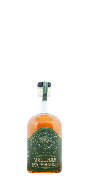 Shadow Ridge Hallman Rye Whiskey